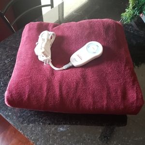Sunbeam Single Control Electric Throw Blanket